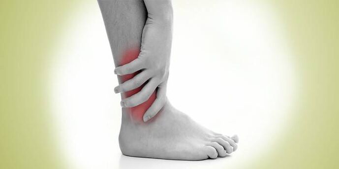 leg pain with osteoarthritis of the ankle