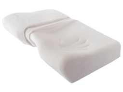 orthopedic pillow with recess for the shoulder